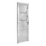 Porta Postigo Alumínio Brilhante Esquerda 210x80x5cm Ecosul