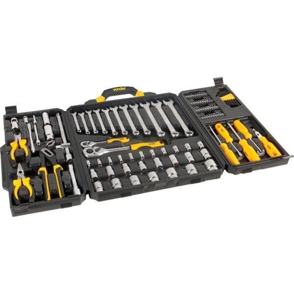 Jogo De Ferramentas Com Maleta Dobrável 110 Peças - Vonder