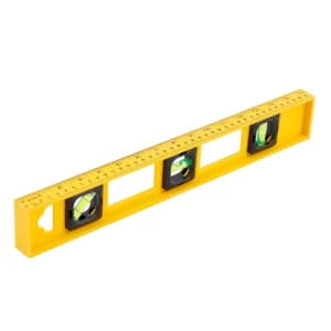 Nível Manual de Plástico 16" (400mm) 3 Bolhas Western