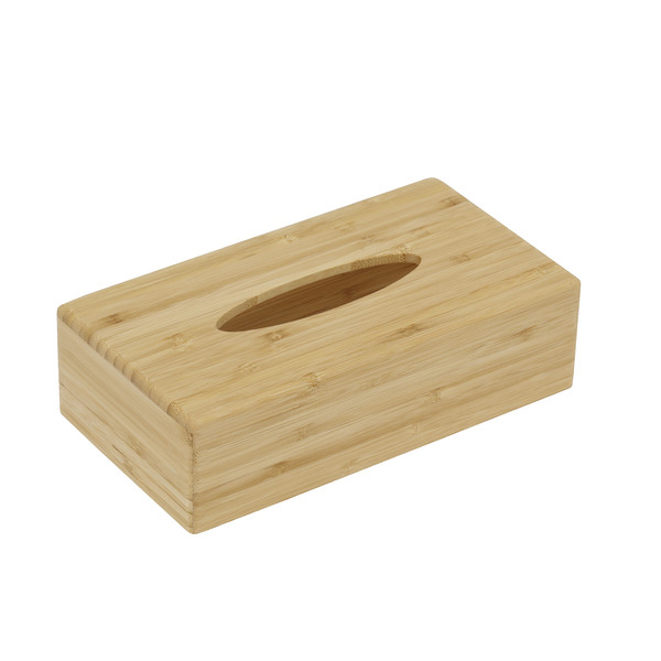 Porta Lenço Bamboo em Madeira Natural Sensea