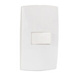 Conjunto de Interruptor Simples 10A Branco Lille Lexman