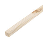 Quadrado de Madeira Pinus Natural 4,5x4,5x220cm Massol