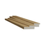 Ripa de Poliestireno Cumaru com 2 peças 5,5x1,6x280cm Santa Luzia