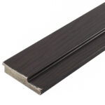 Ripa de Poliestireno Ébano com 2 peças 7,5x1,6x280cm Santa Luzia